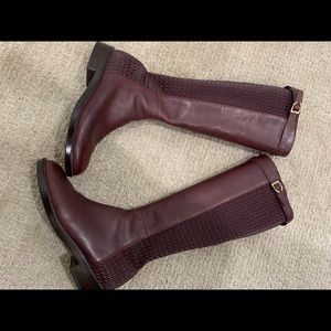 Burgundy Cole Haan boots size 8